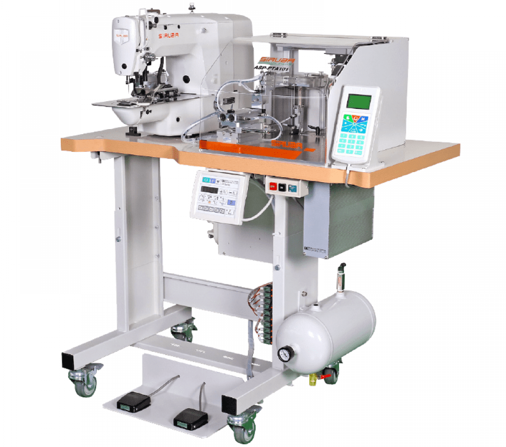 Автоматическая швейная машина SiRUBA ASP-PTA101 для пришивания этикеток