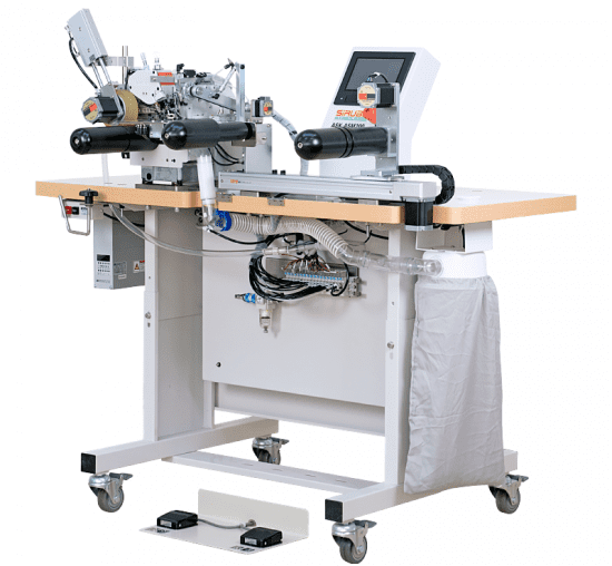 Автоматическая швейная машина SIRUBA ASK-ASM200 для притачивания пояса (рибаны)