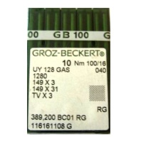 Игла Groz-Beckert UYx128 GAS № 100/16
