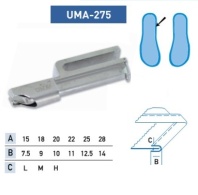 Приспособление UMA-275 25-12,5 мм H (25х6х1.2)