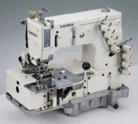 Промышленная швейная машина Kansai DLR1509SPF 1/8-1/8-1-1/8-1/8  (6 игольная поясная для тяж. мат.)