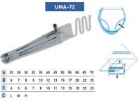 Приспособление UMA-72 50-15-13 мм